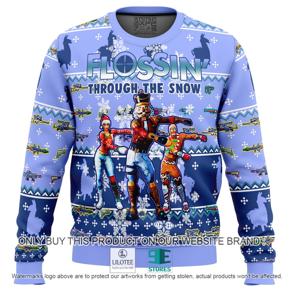 Flossing Through the snow Christmas Sweater - LIMITED EDITION 10