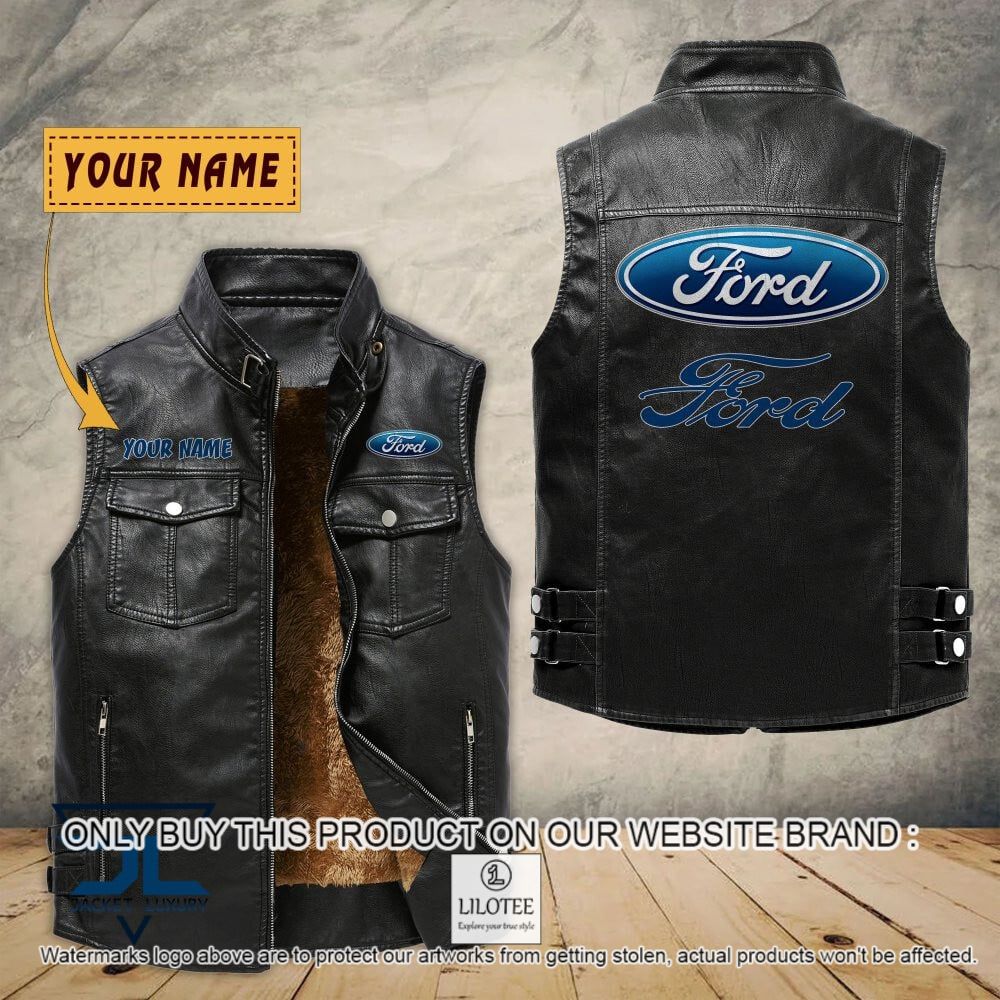 Ford Custom Name Sleeveless Velet Vest Jacket - LIMITED EDITION 6