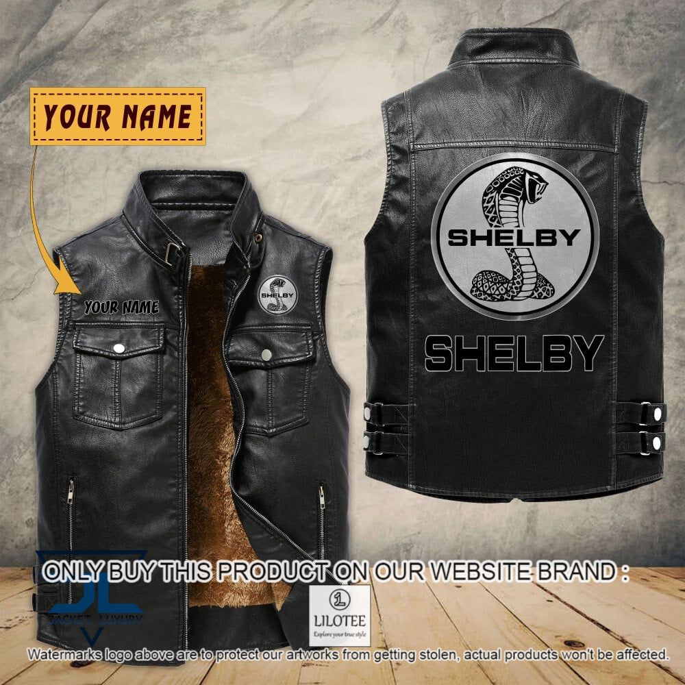 Ford Shelby Custom Name Sleeveless Velet Vest Jacket - LIMITED EDITION 7