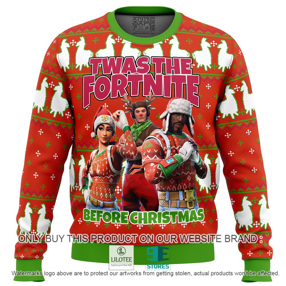 Fortnite Twas Night Before Christmas Christmas Sweater - LIMITED EDITION 11