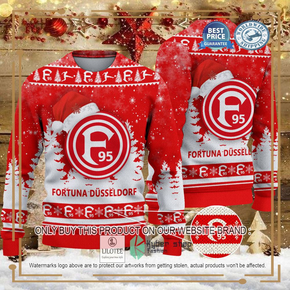 Fortuna Dusseldorf red Ugly Christmas Sweater - LIMITED EDITION 6