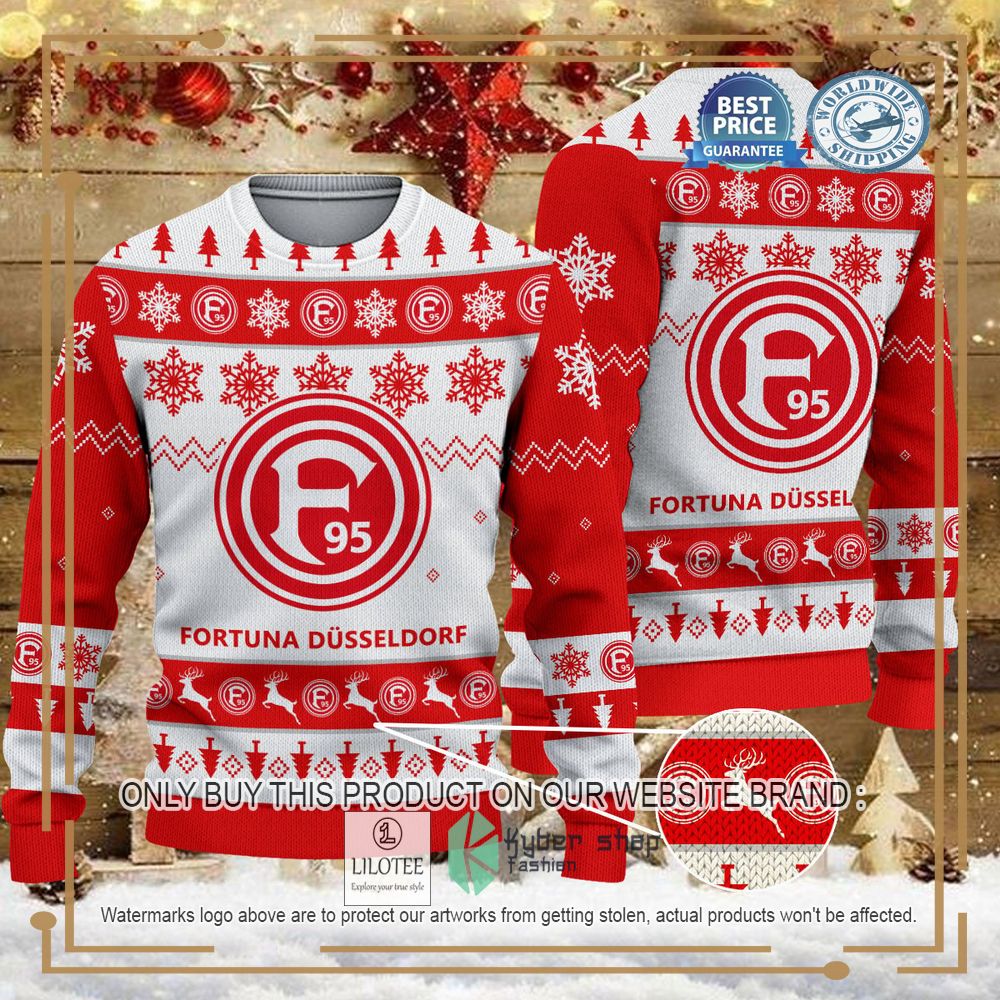 Fortuna Dusseldorf white Ugly Christmas Sweater - LIMITED EDITION 6