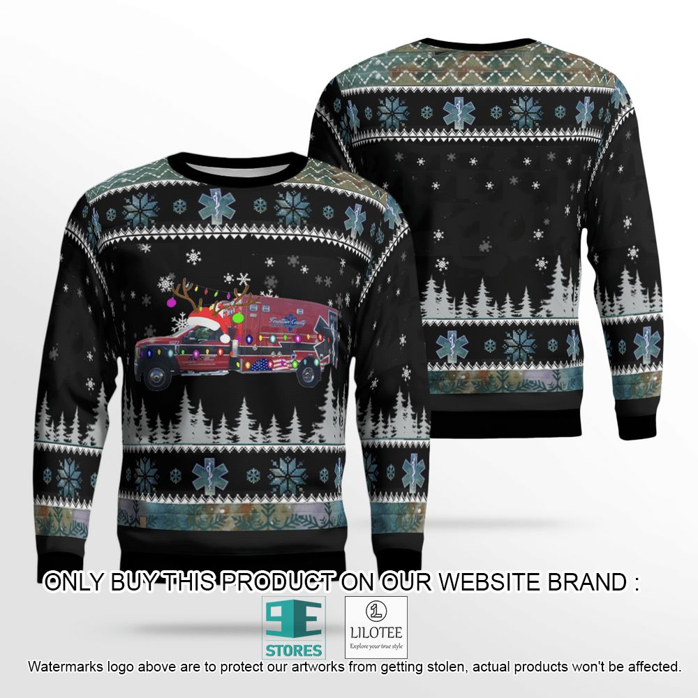 Fountain County EMS Christmas Wool Sweater - LIMITED EDITION 12