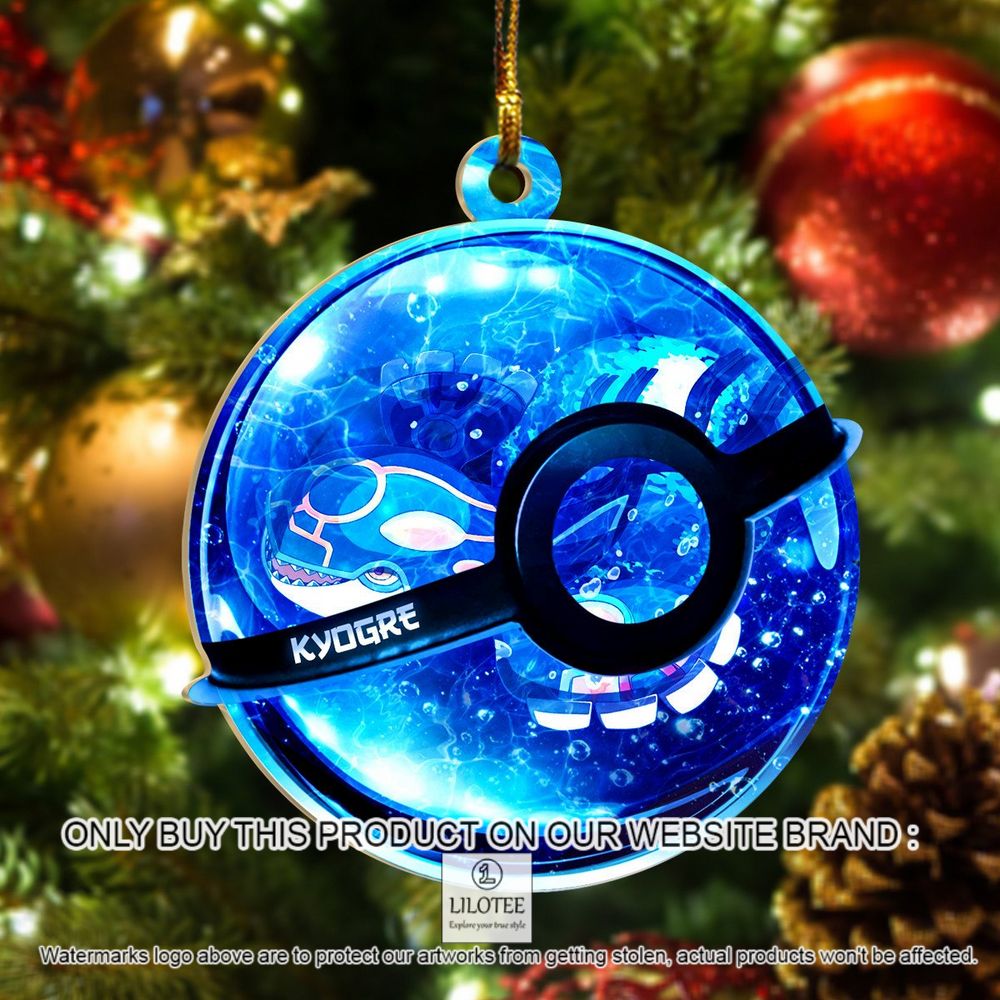Kyogre Pokemon Christmas Ornament - LIMITED EDITION 8