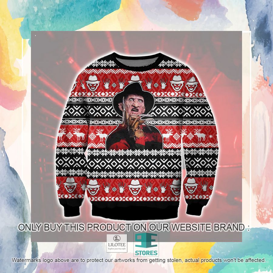 Freddy Krueger Ugly Christmas Sweater, Sweatshirt 3 Freddy Krueger Ugly Christmas Sweater, Sweatshirt - Image 3