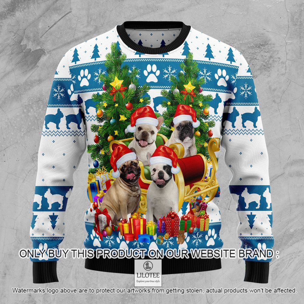 French Bulldog Greeting Christmas Sweater - LIMITED EDITION 9