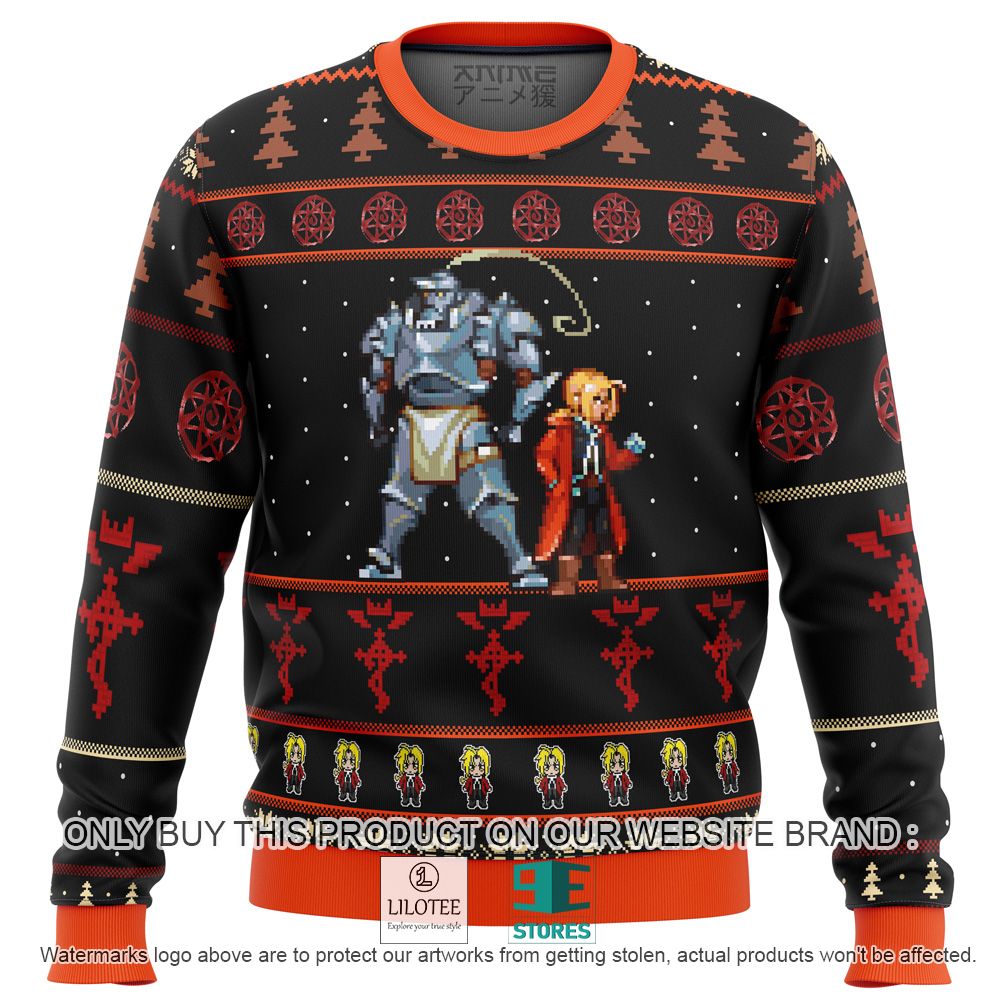 Fullmetal Alchemist Elrics Sprites Anime Ugly Christmas Sweater - LIMITED EDITION 10