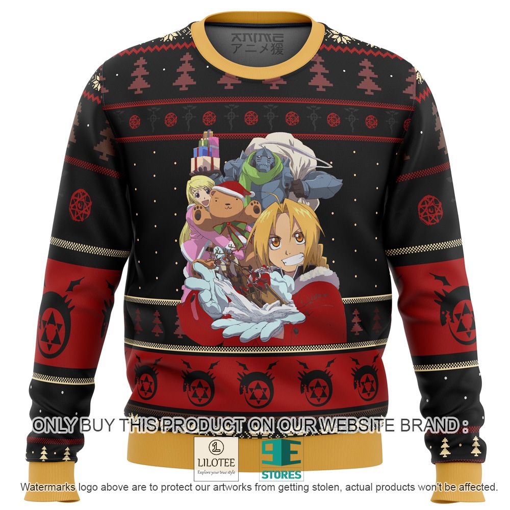 Fullmetal Alchemist Holidays Anime Ugly Christmas Sweater - LIMITED EDITION 10