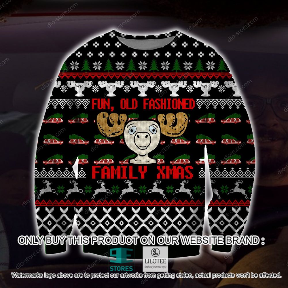 Fun Old Fashioned Family Xmas Christmas Ugly Sweater - LIMITED EDITION 10