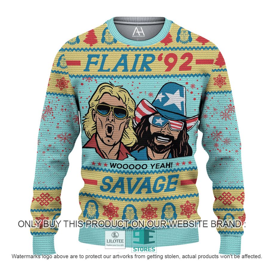 Funny RIC Flair 92 Savage Woo 3D Over Printed Shirt, Hoodie 14