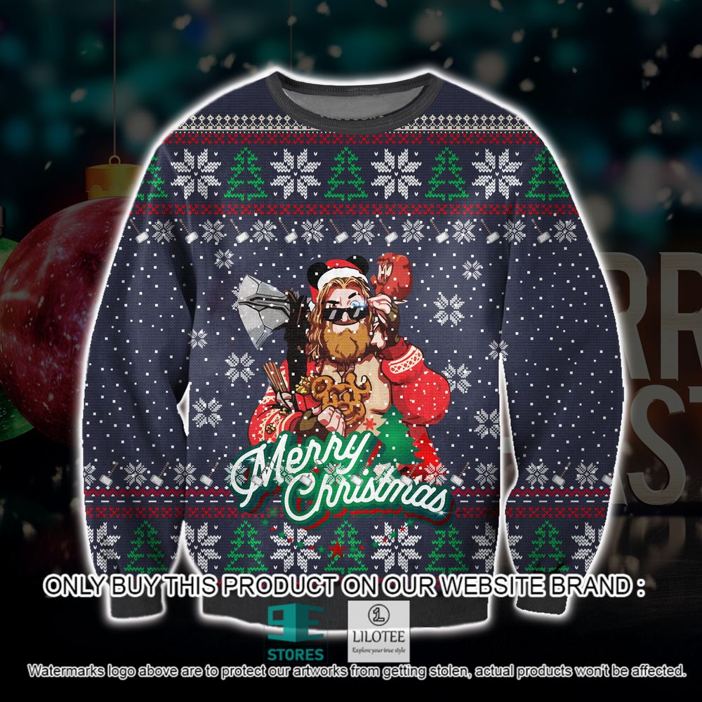 Funny Thor Marvel Christmas Ugly Sweater - LIMITED EDITION 21