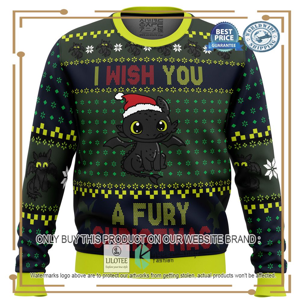 Fury Christmas Toothless Ugly Christmas Sweater - LIMITED EDITION 6
