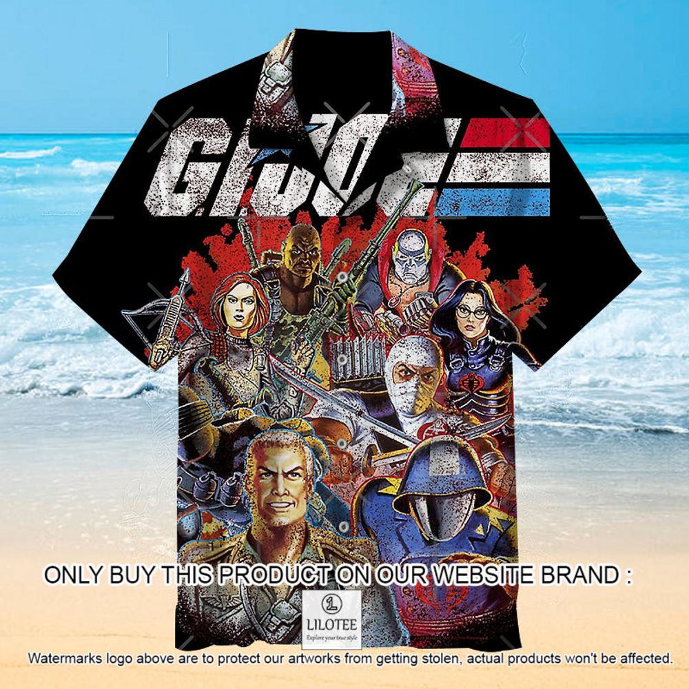 G.I. Joe Team Cartoon Short Sleeve Hawaiian Shirt - LIMITED EDITION 12