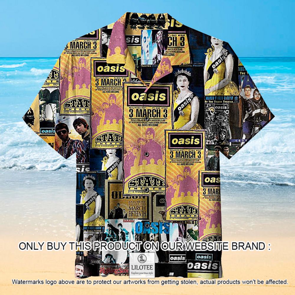 Oasis 3 March 3 Pattern Short Sleeve Hawaiian Shirt - LIMITED EDITION 12