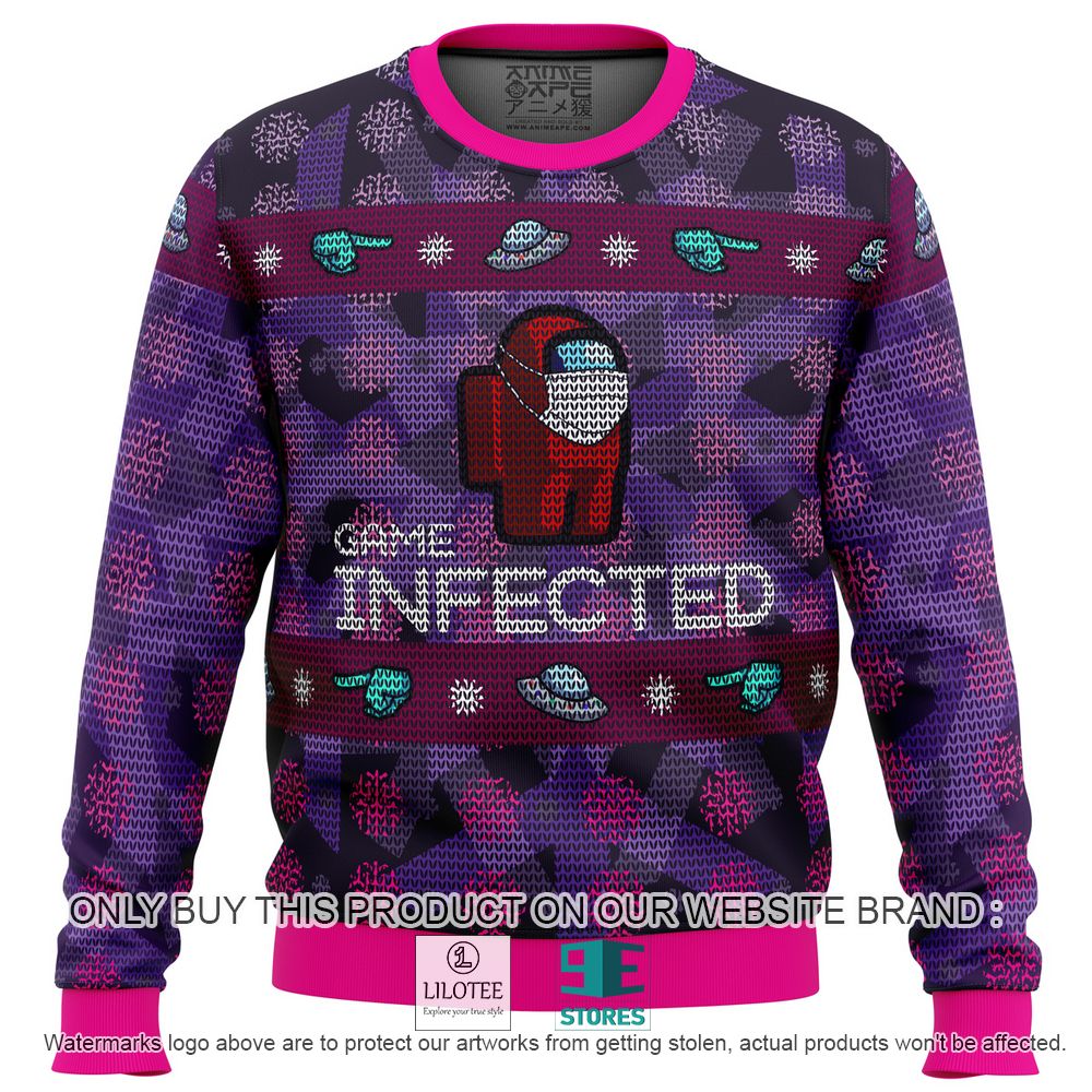 Game Infected Among Us Ugly Christmas Sweater - LIMITED EDITION 11