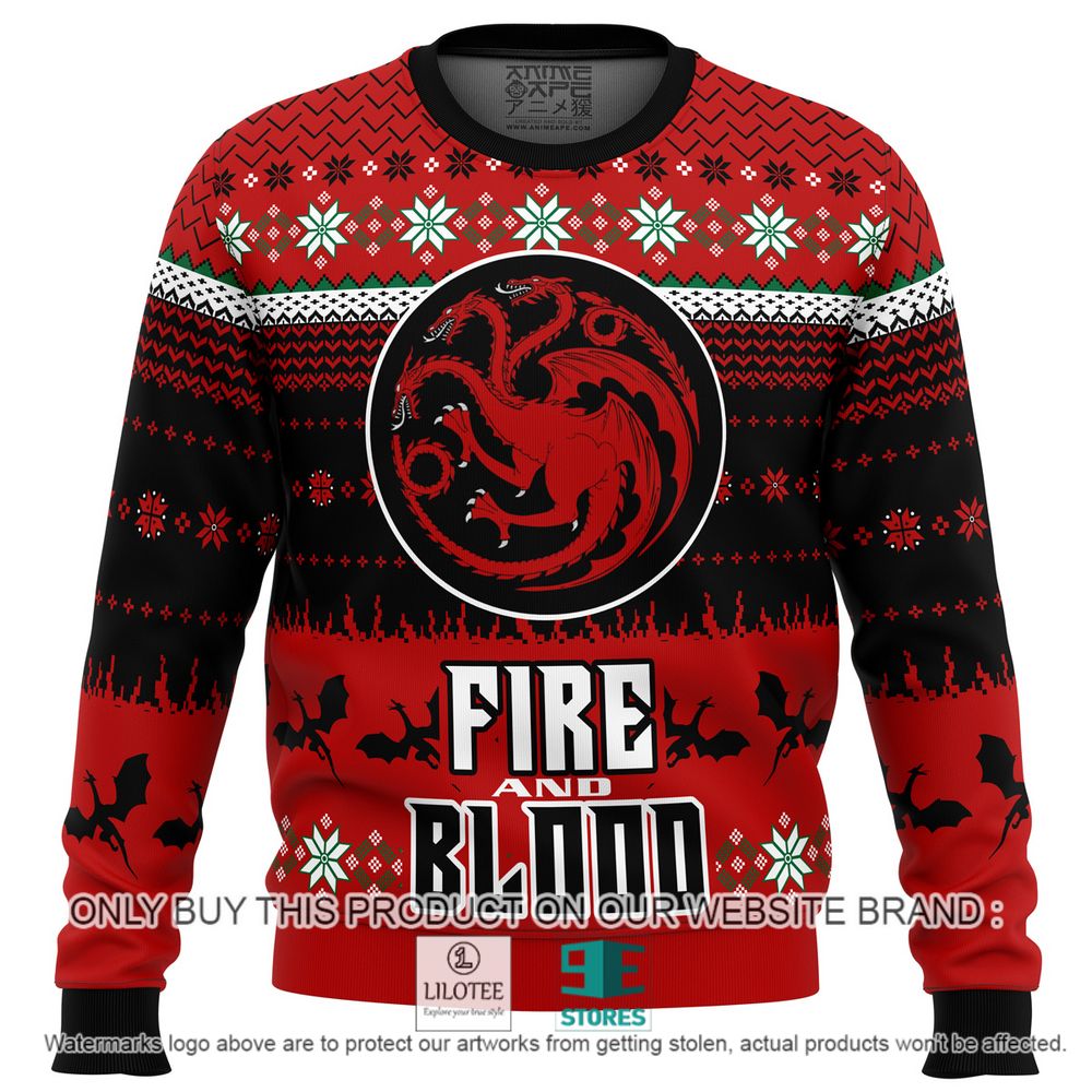 Game of Thrones Fire and Blood Christmas Sweater - LIMITED EDITION 11