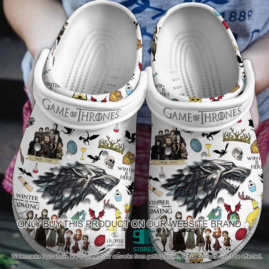 Game of Thrones Winter is coming Crocband Shoes 9