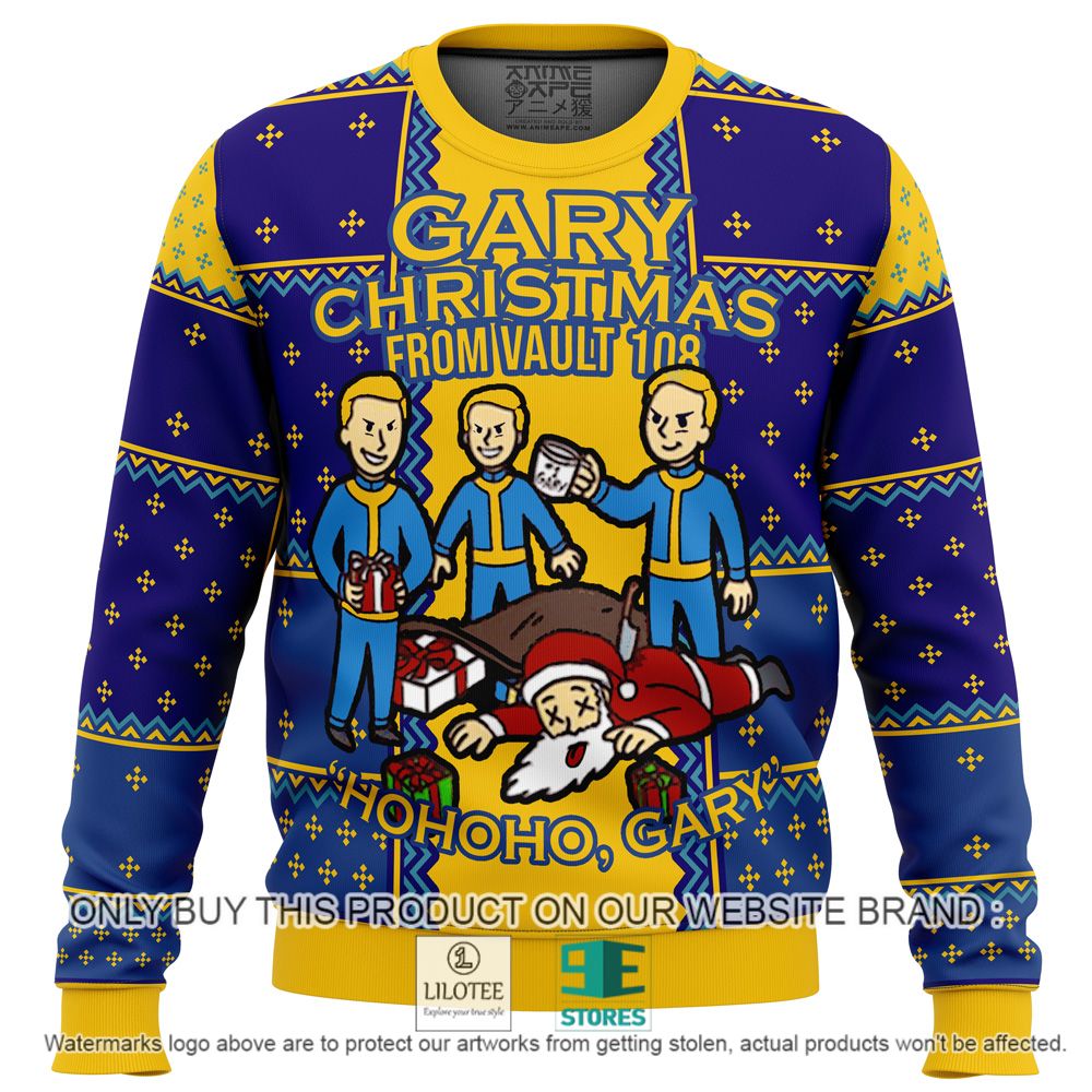 Gary Christmas From Vault 108 Hohoho Gary Christmas Sweater - LIMITED EDITION 10
