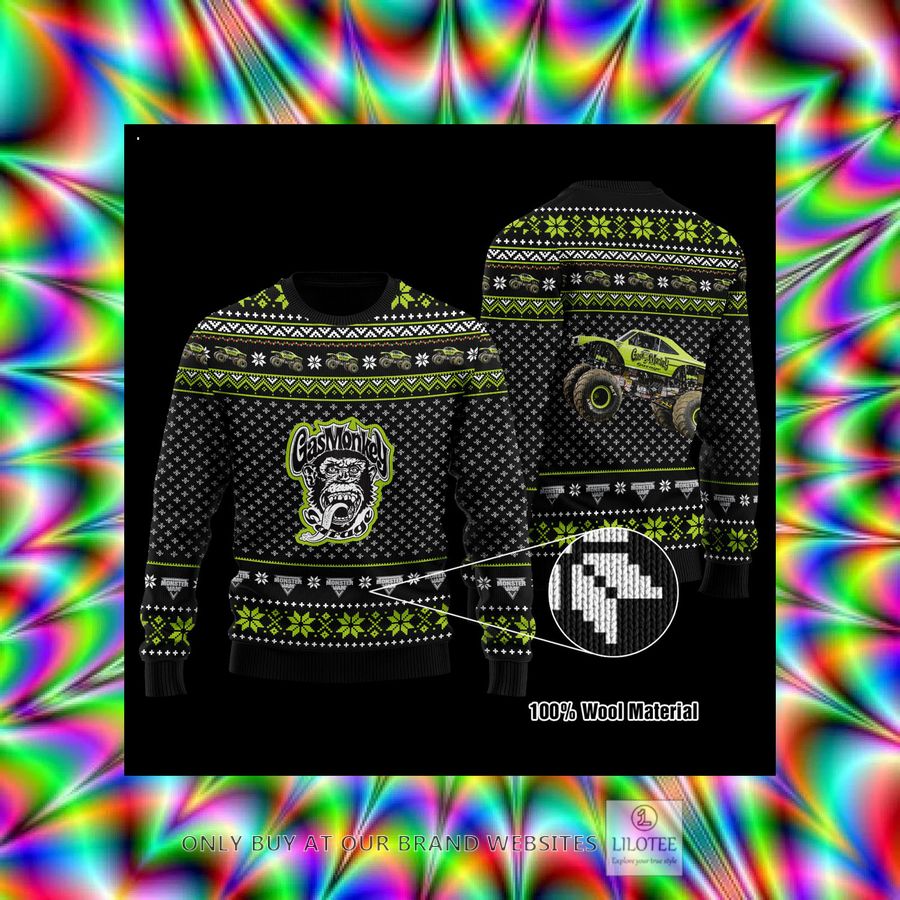 GAS MONKEY Wool Sweater 3 GAS MONKEY Wool Sweater - Image 3