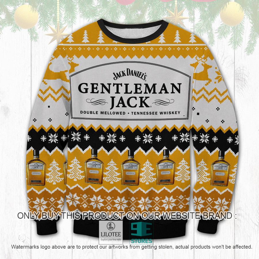 Gentleman Jack Rare Tennessee Whiskey Ugly Christmas Sweater - LIMITED EDITION 9