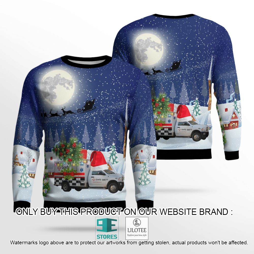 Georgia Grady EMS Christmas Wool Sweater - LIMITED EDITION 13