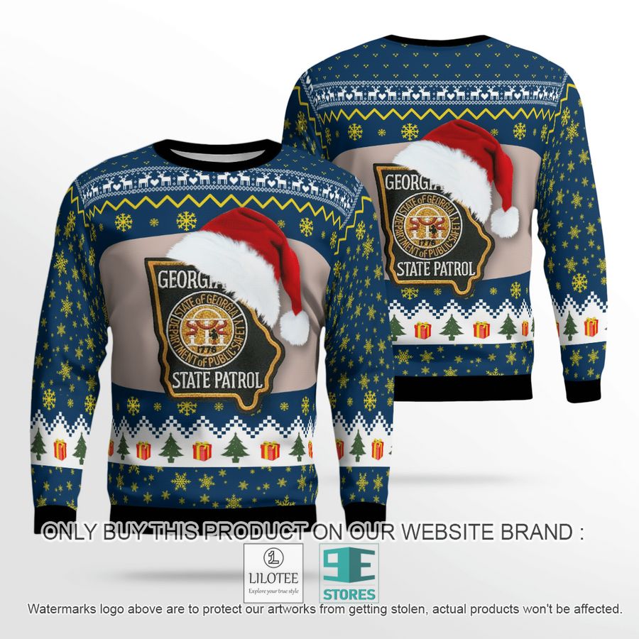 Georgia State Patrol Christmas Sweater - LIMITED EDITION 19