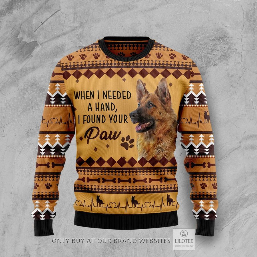 German Shepherd When I Need A Han Ugly Christmas Sweater - LIMITED EDITION 25
