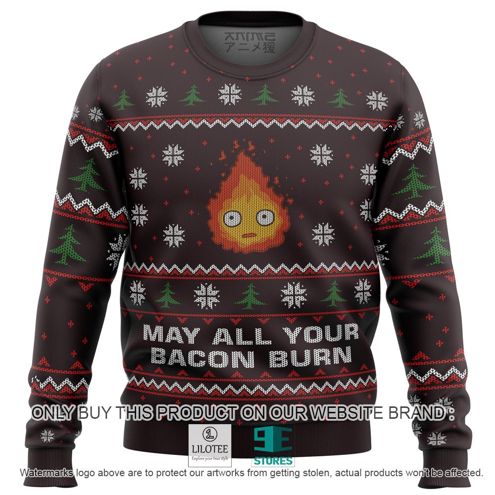 Ghibli May All Your Bacon Burn Anime Ugly Christmas Sweater - LIMITED EDITION 21