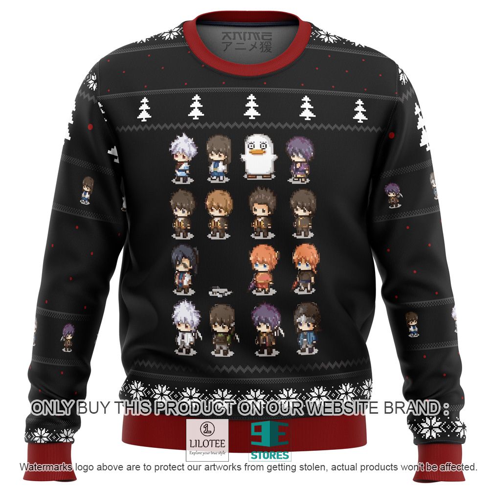 Gintama Sprites Anime Ugly Christmas Sweater - LIMITED EDITION 11