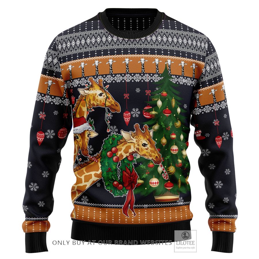 Giraffe Love Christmas Ugly Christmas Sweater - LIMITED EDITION 31