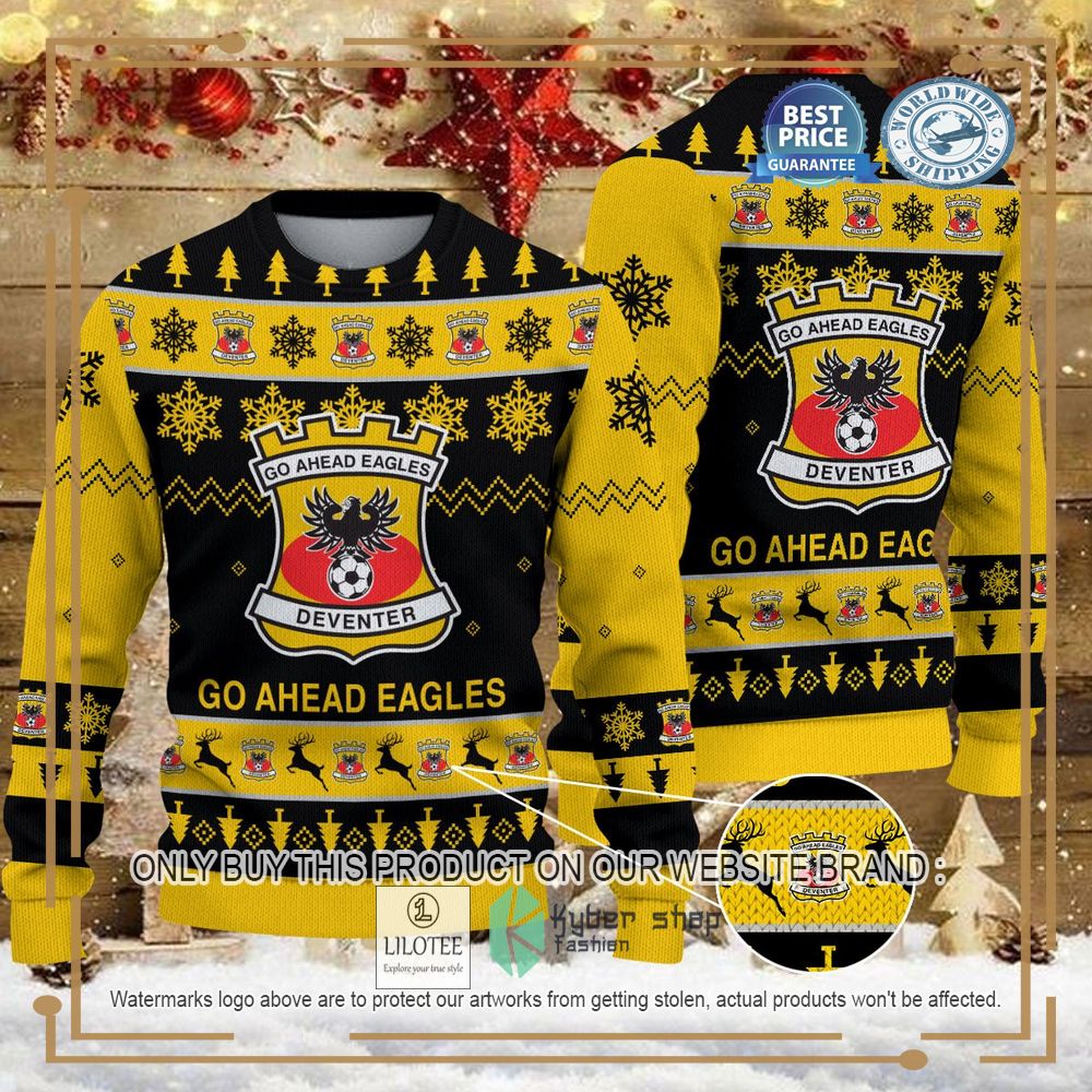 Go Ahead Eagles Ugly Christmas Sweater - LIMITED EDITION 7