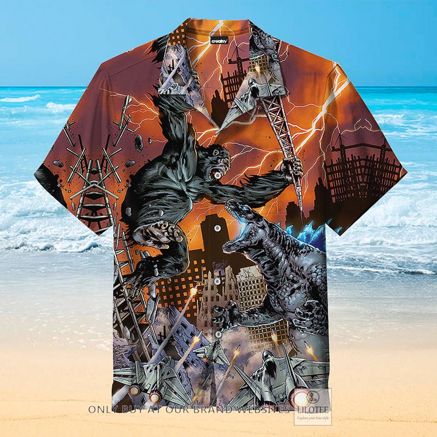 Godzilla vs King Kong Hawaiian Shirt - LIMITED EDITION 17