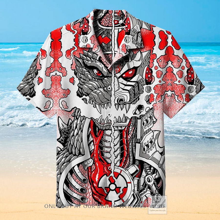 Godzilla vs Robot Godzilla Hawaiian Shirt - LIMITED EDITION 16