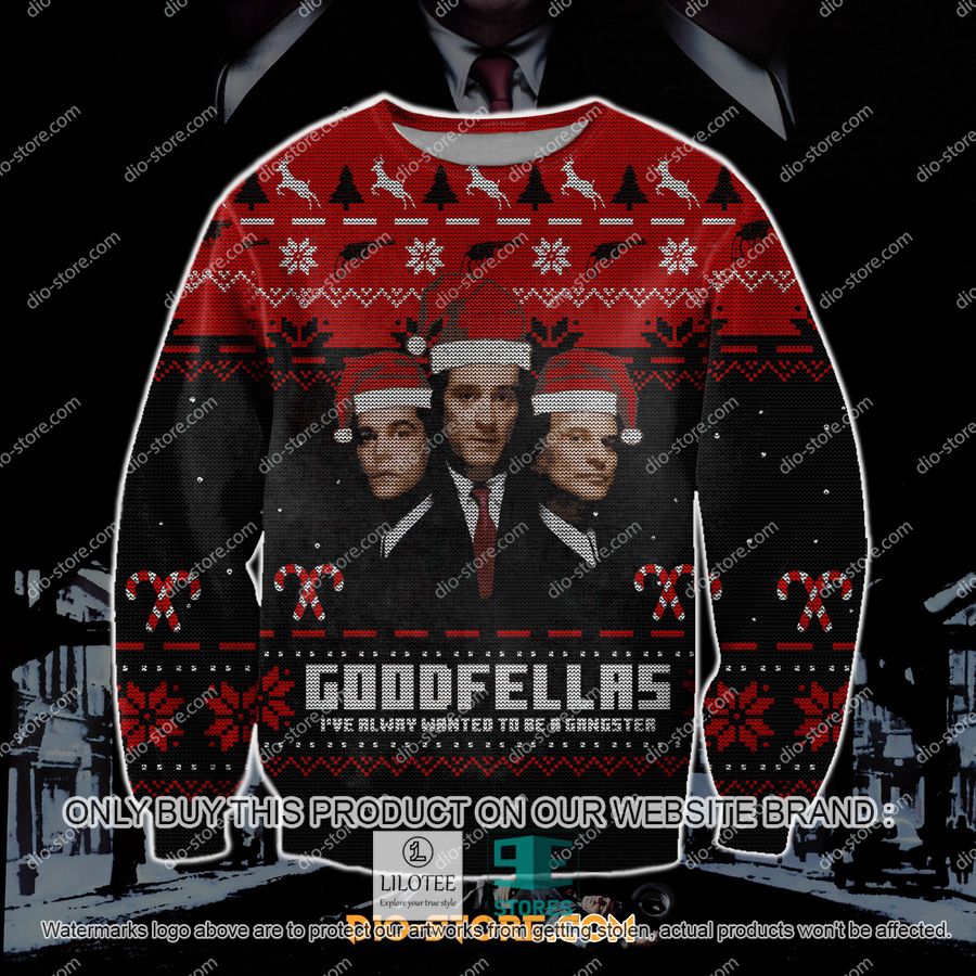 Goodfellas I'Ve Alway Wanted To Be A Gangster Knitted Wool Sweater - LIMITED EDITION 8