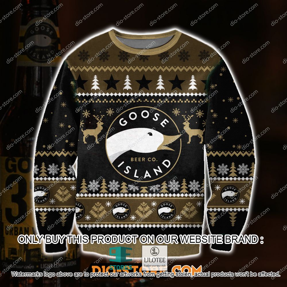 Goose Island Beer Ugly Christmas Sweater - LIMITED EDITION 11