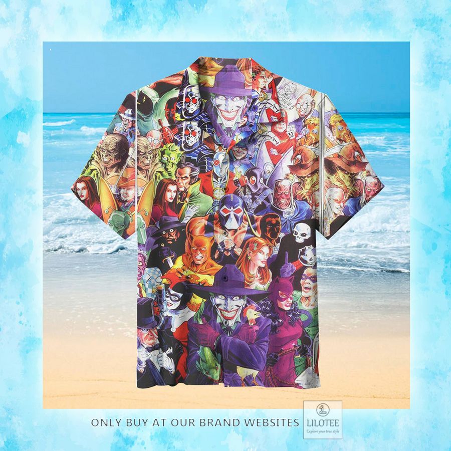 Gotham Villains Characters Hawaiian Shirt - LIMITED EDITION 3 Gotham Villains Characters Hawaiian Shirt - LIMITED EDITION - Image 3
