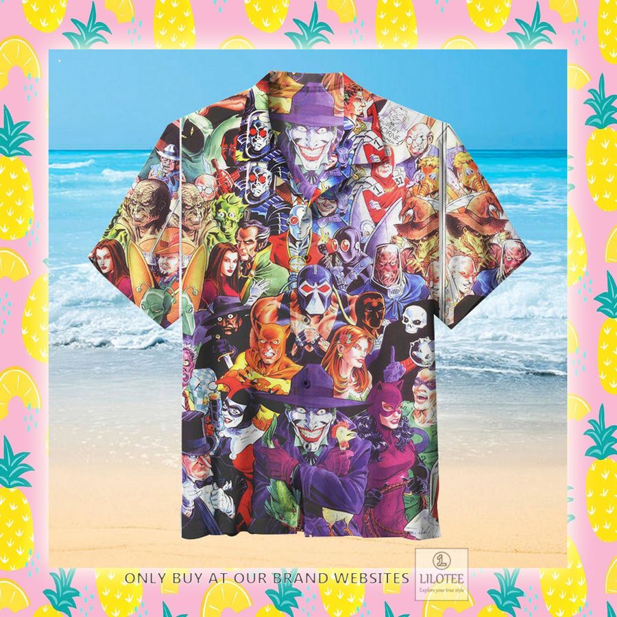 Gotham Villains Characters Hawaiian Shirt - LIMITED EDITION 4 Gotham Villains Characters Hawaiian Shirt - LIMITED EDITION - Image 4
