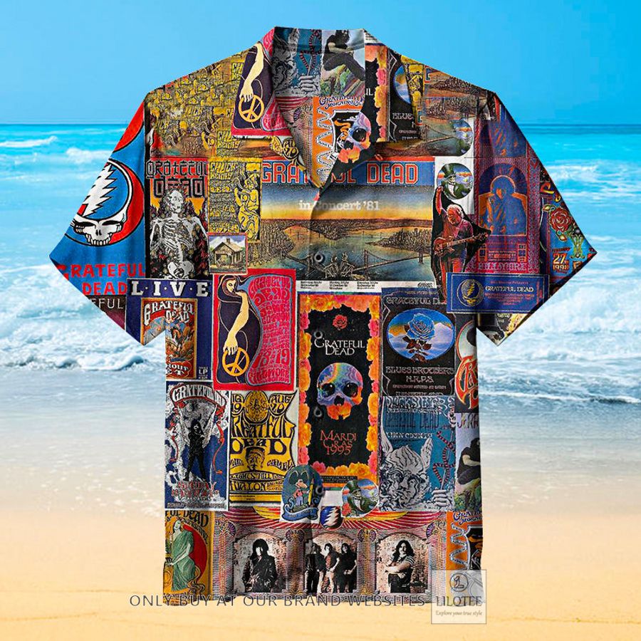 Grateful Dead Band Album Covers Hawaiian Shirt - LIMITED EDITION 16