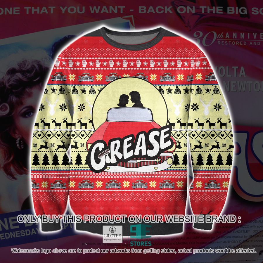 Grease Ugly Christmas Sweater, Sweatshirt 17