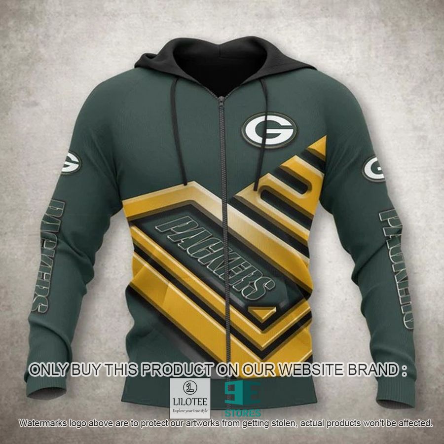Green Bay Packers dark green 3D Hoodie, Zip Hoodie - LIMITED EDITION 9