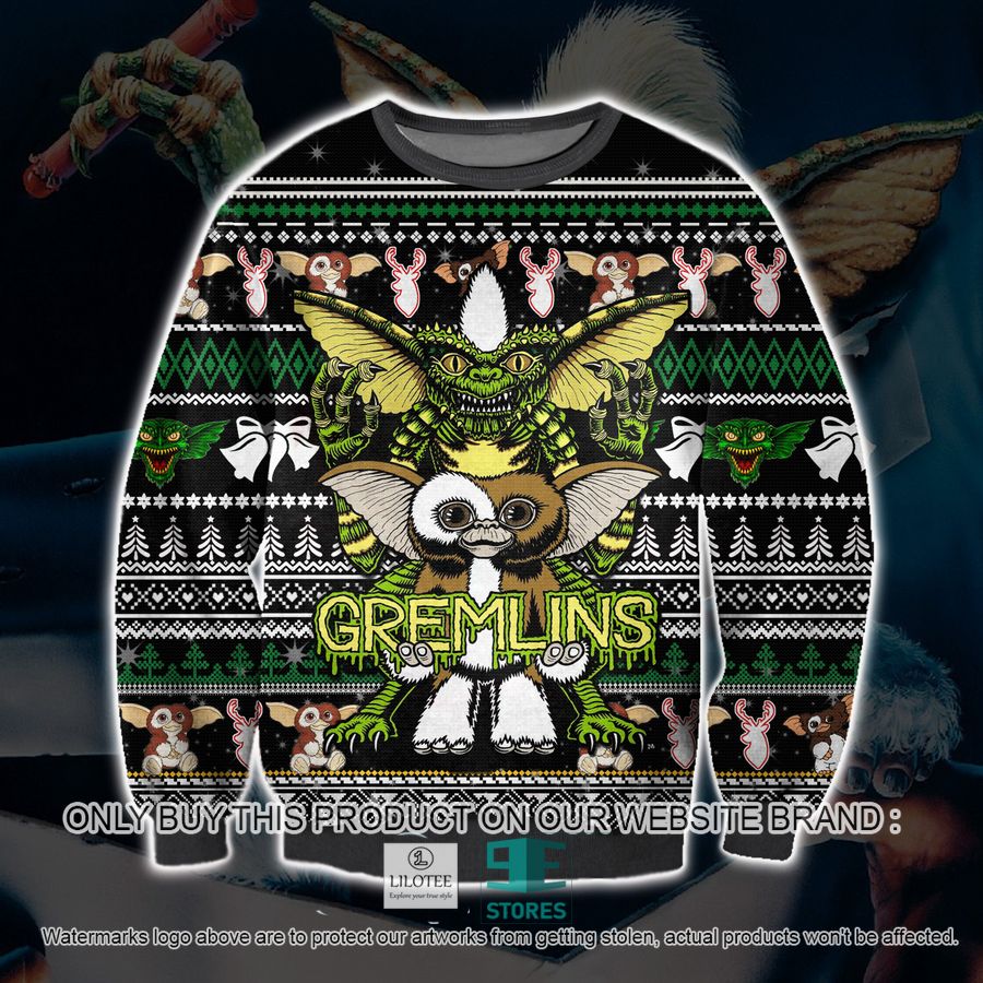 Gremlins Ugly Christmas Sweater, Sweatshirt 16