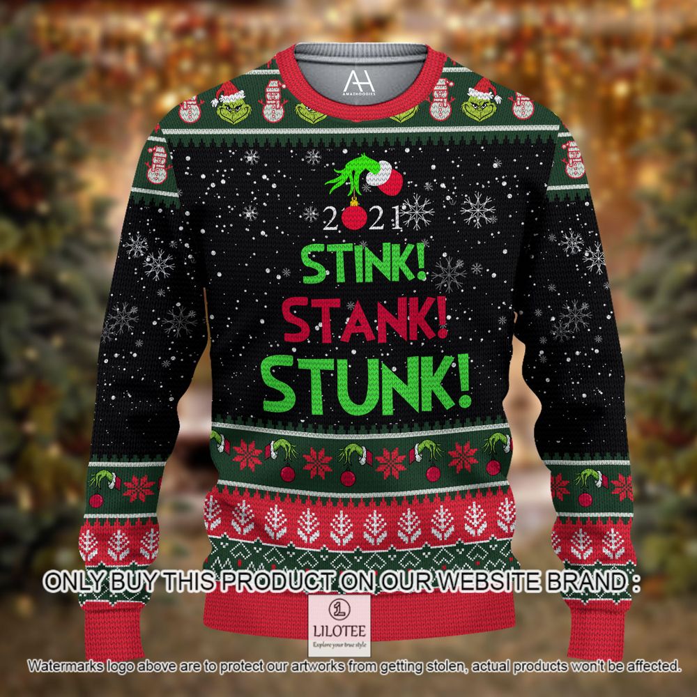 Grinch 2021 Stink Stank Stunk Christmas Sweater - LIMITED EDITION 9