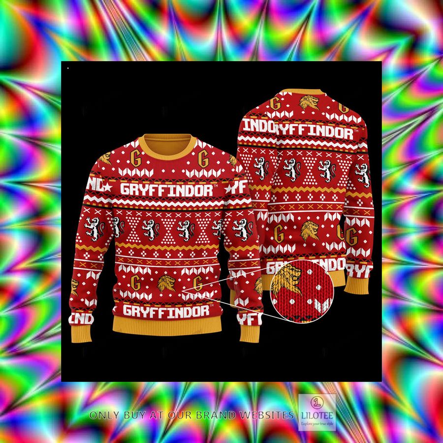 Gryffindor Wool Sweater 3 Gryffindor Wool Sweater - Image 3