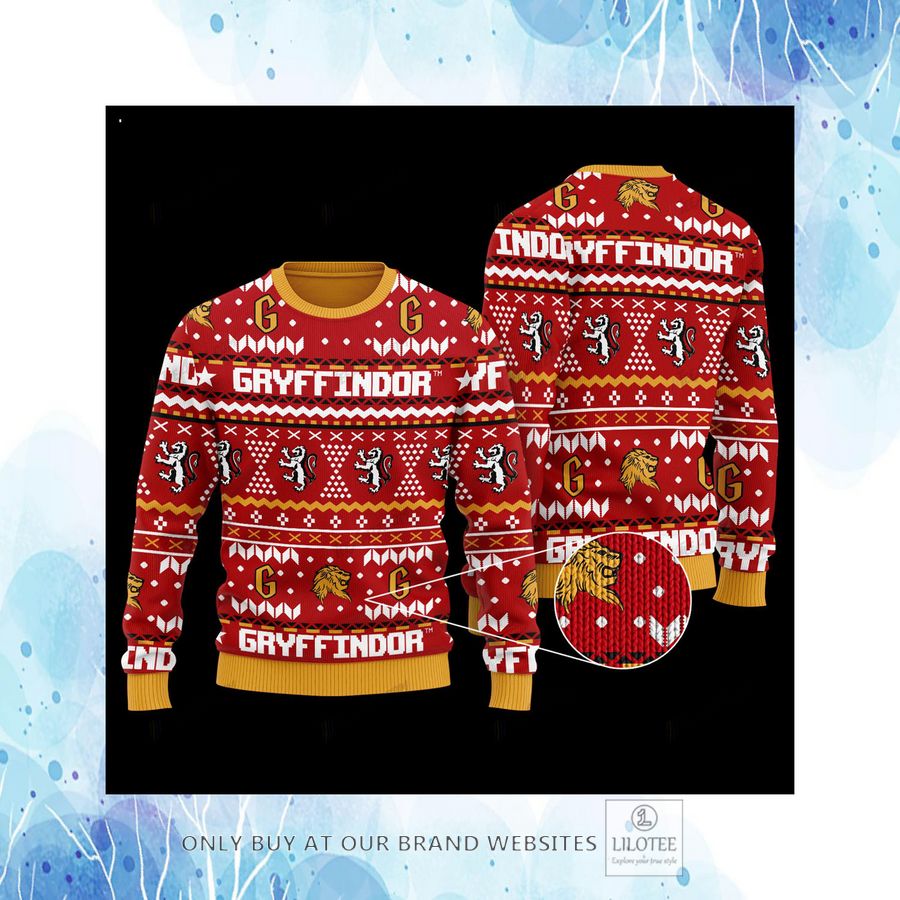 Gryffindor Wool Sweater 4 Gryffindor Wool Sweater - Image 4