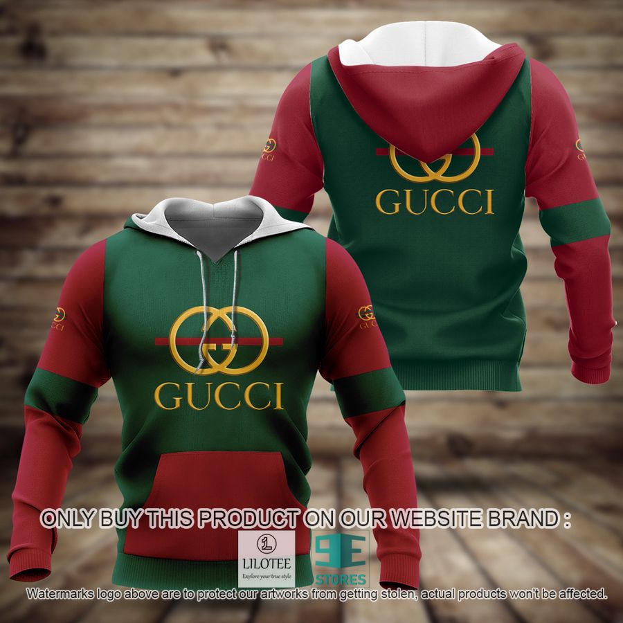 Gucci brand green red 3D Hoodie - LIMITED EDITION 9