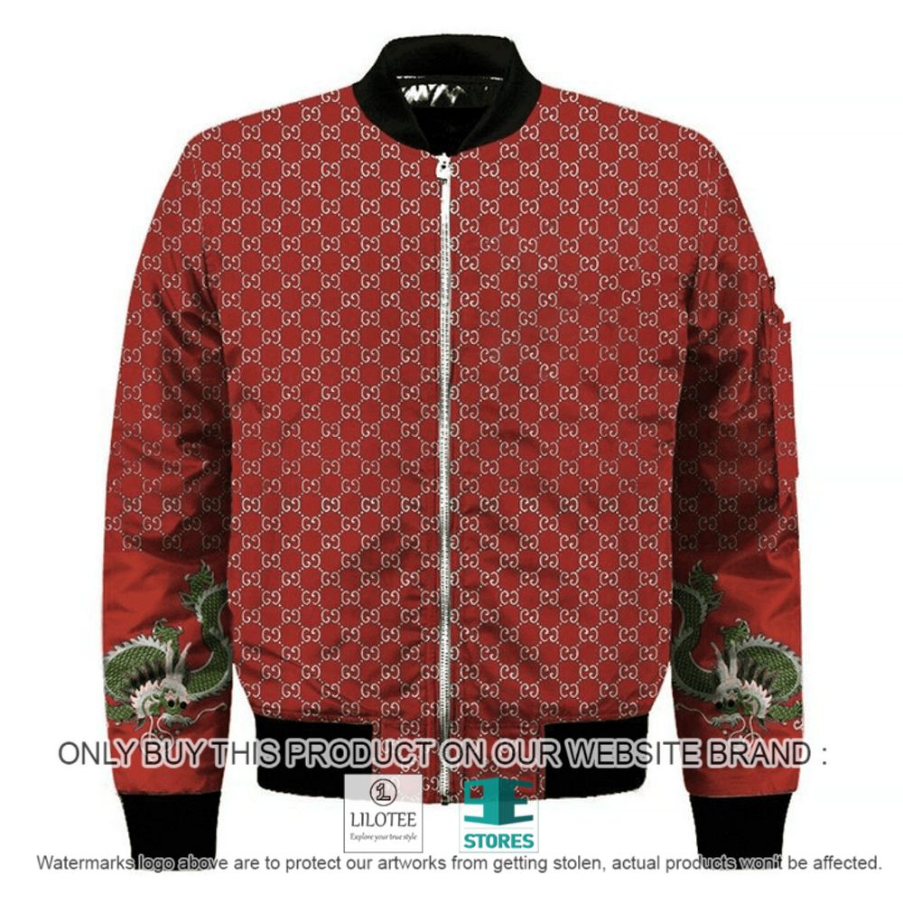 Gucci Dragon Red Bomber Jacket - LIMITED EDITION 4