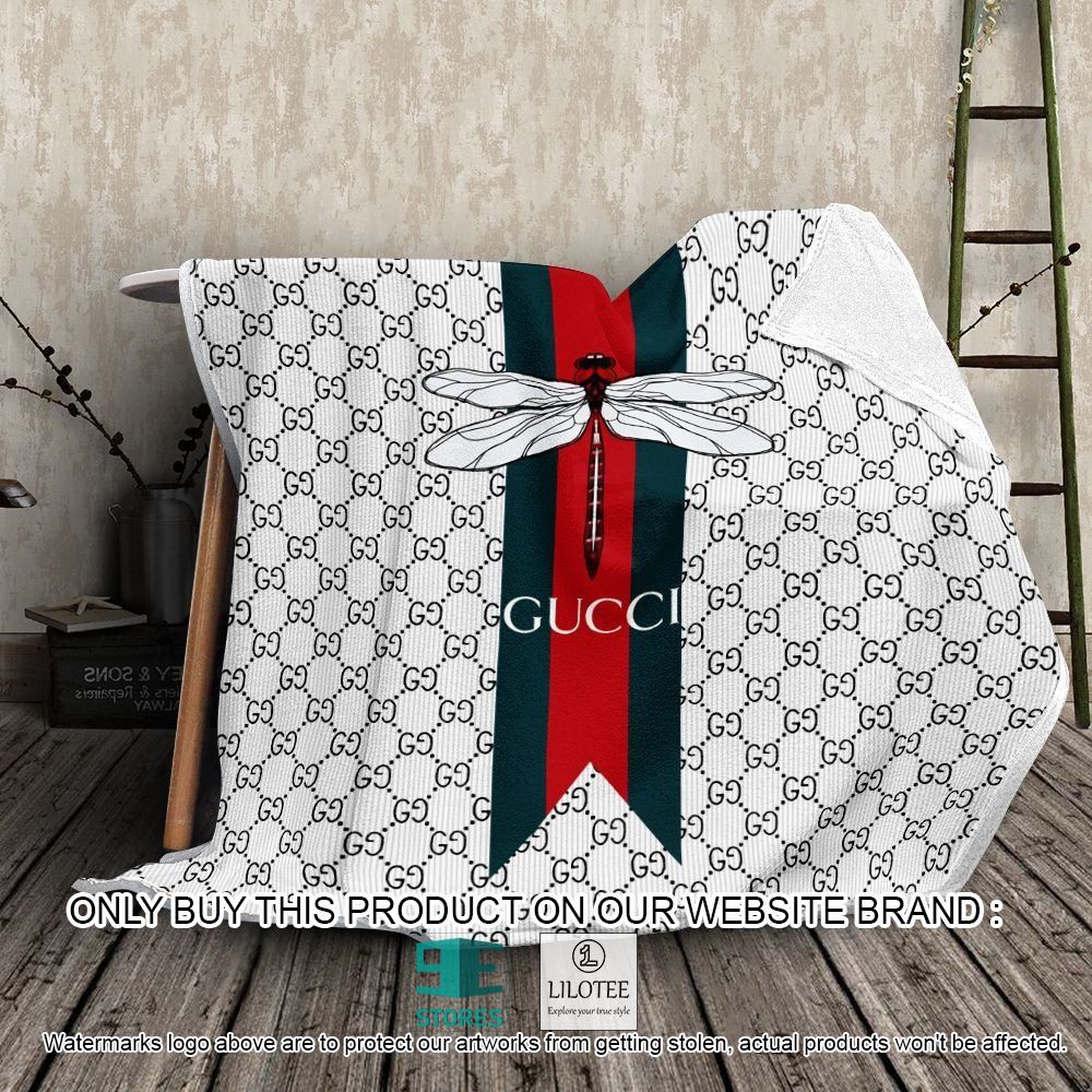 Gucci Dragonfly White Blanket - LIMITED EDITION 10