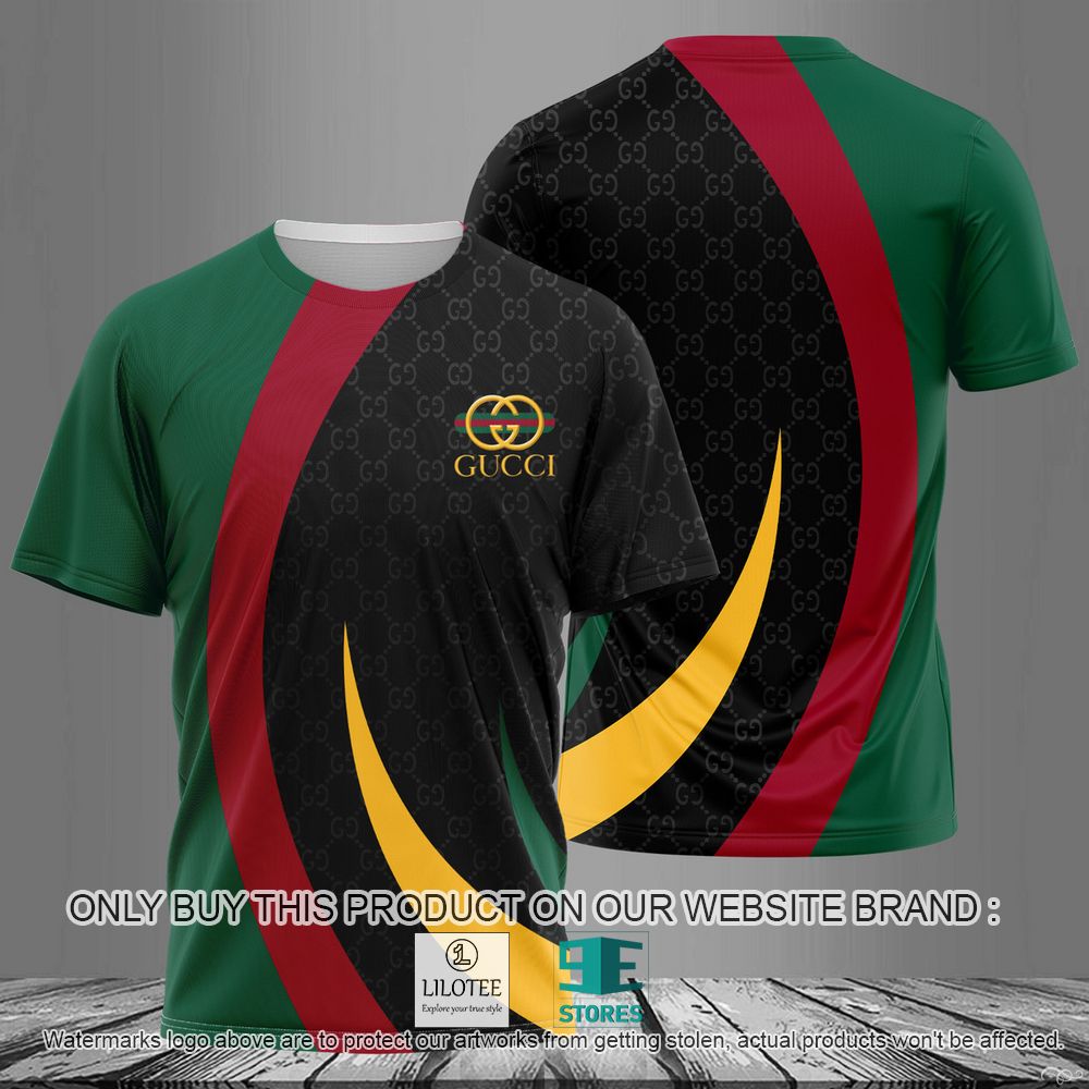 Gucci Pattern Color 3D Shirt - LIMITED EDITION 11