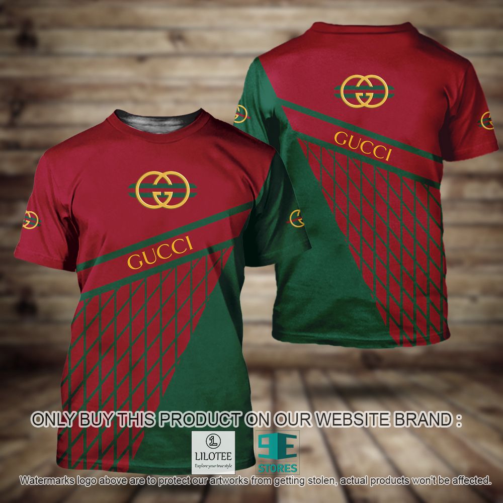 Gucci Red Green 3D Shirt - LIMITED EDITION 10