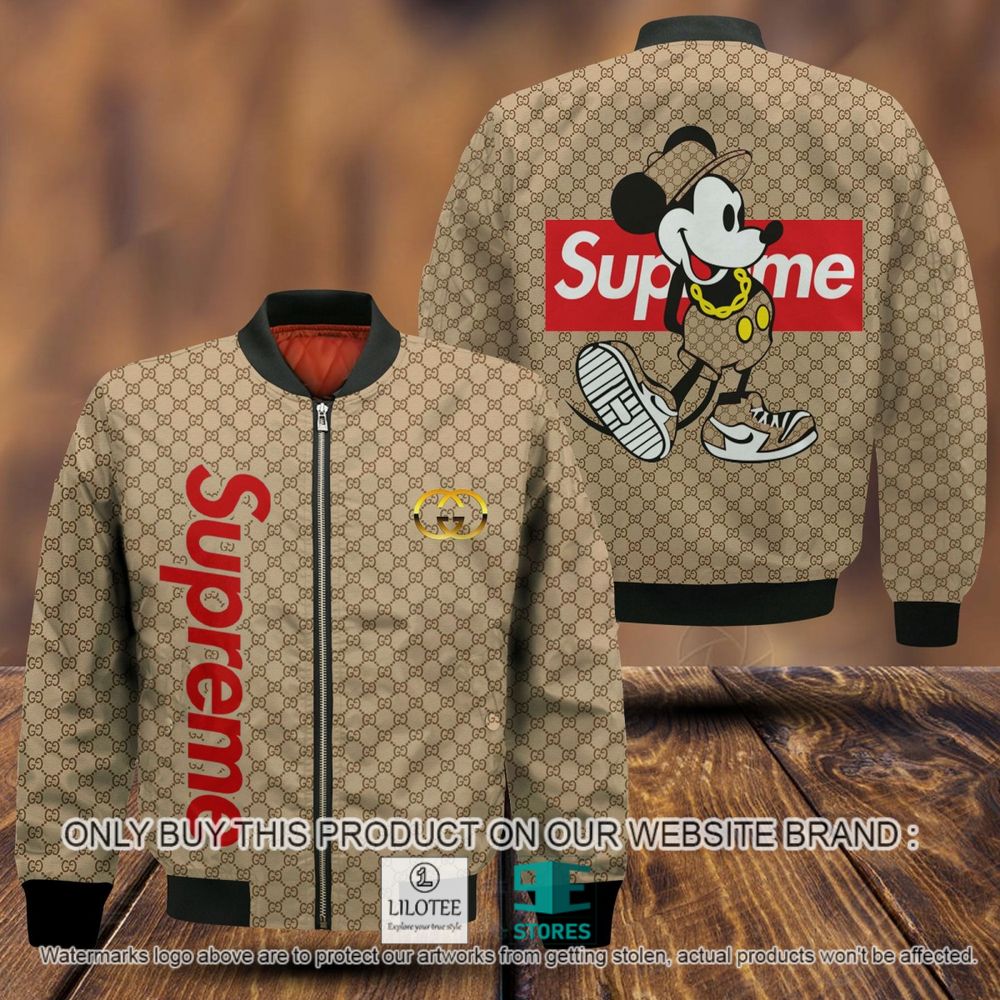 Gucci Supreme Mickey Mouse Bomber Jacket - LIMITED EDITION 4
